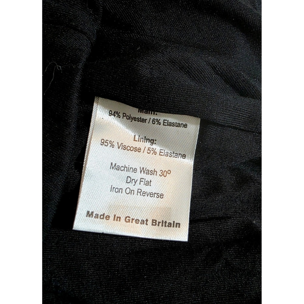 Tiffany Rose Maternity Gown Women Size 6 Black Shimmer NEW - Picture 15 of 15